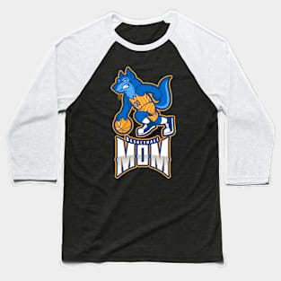 Mom Basketball Design Baseball T-Shirt